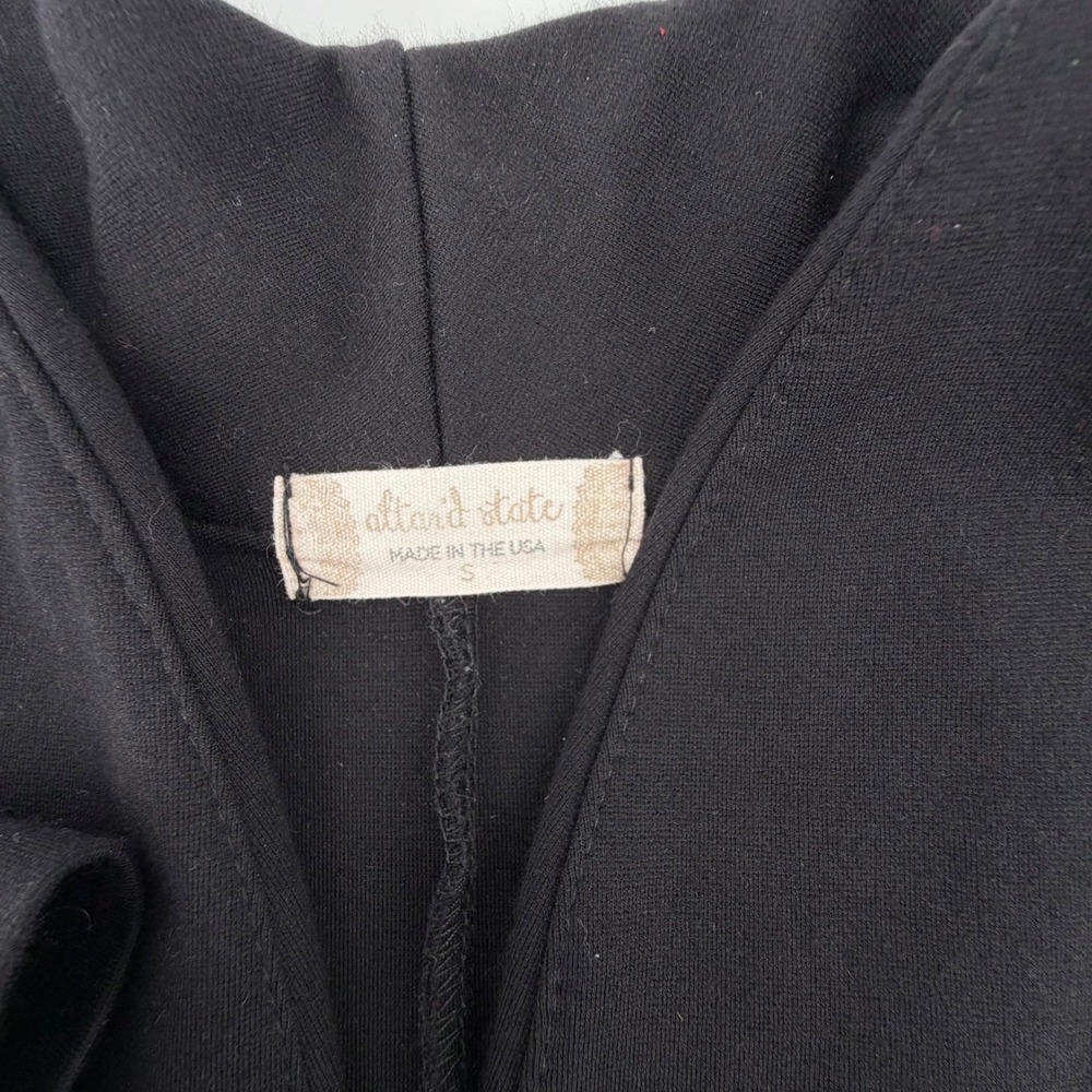 Altar'd State Black Collared Dolman Sleeve‎ Blazer Jacket Women's Size S - Picture 8 of 10
